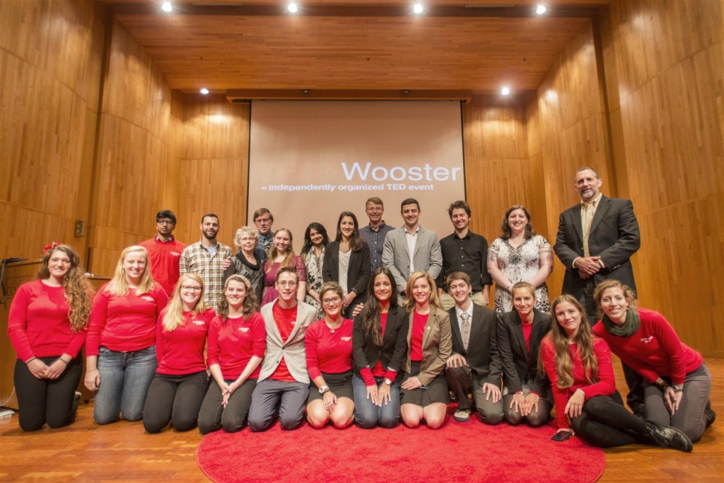 TEDxWooster volunteers and speakers 